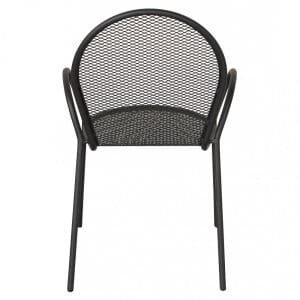 Poltrona da Giardino Impilabile in Acciaio cm 51x61x90 – JOEL