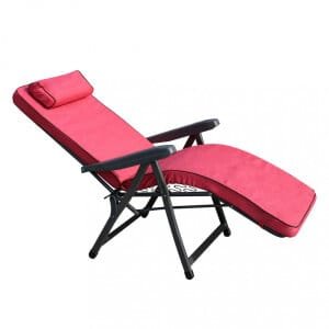 Poltrona Sdraio relax reclinabile in Tessuto,Acciaio cm 155x60x60 – MORTY