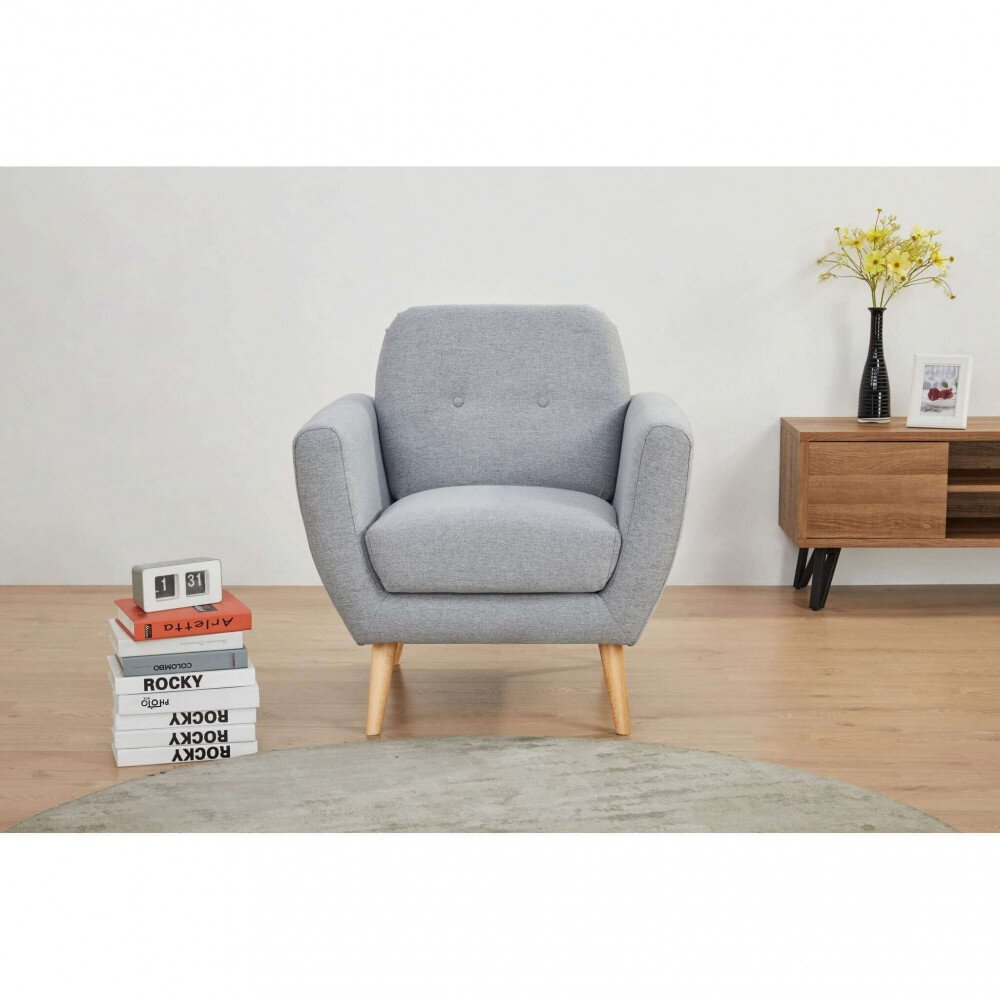 Poltrona Moderna in Tessuto cm 84x79x86 – SILENTE