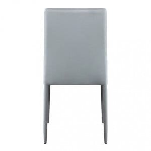 Sedia da Pranzo Moderna in Ecopelle,Acciaio cm 41x43x90 – RACHEL