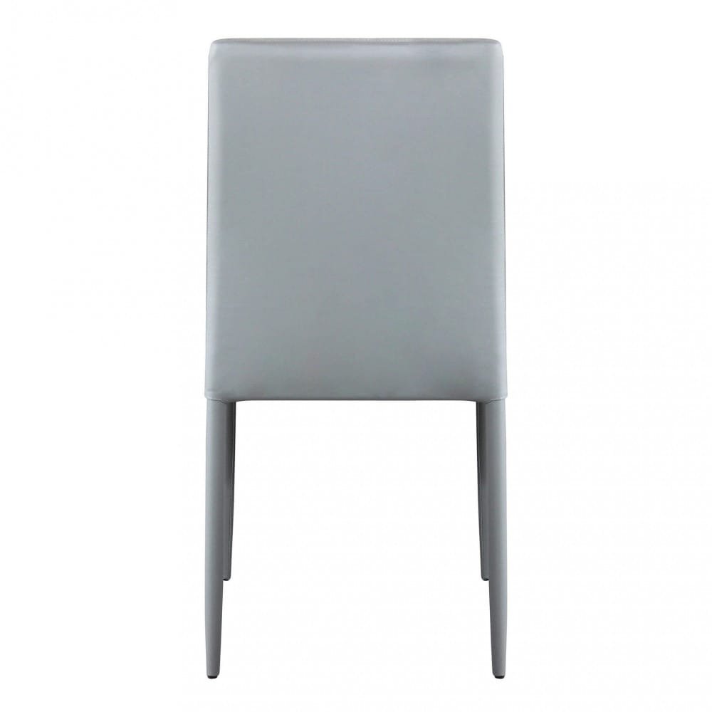 Sedia da Pranzo Moderna in Ecopelle,Acciaio cm 41x43x90 – RACHEL