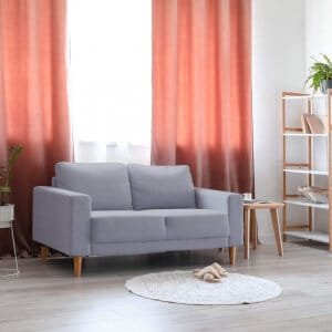 Divano 2 posti Scandinavo in Tessuto cm 124x73x82 – MANU