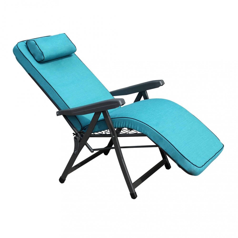 Poltrona Sdraio relax reclinabile in Tessuto,Acciaio cm 155x60x60 – MORTY