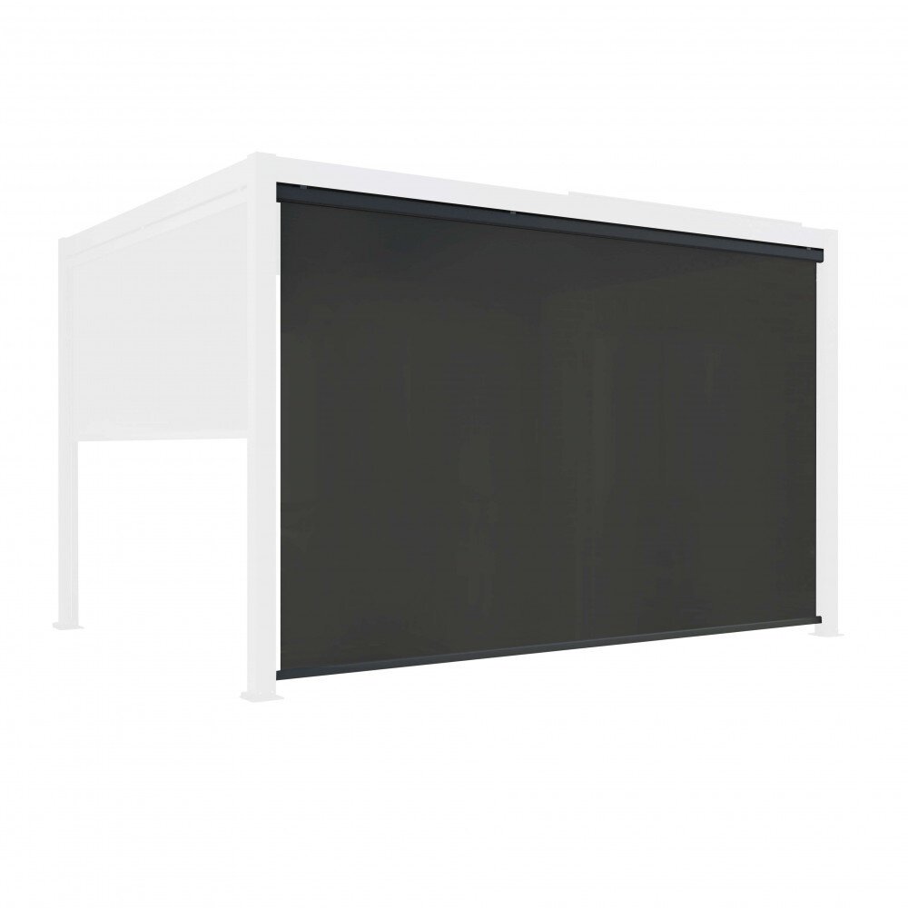 Parete laterale da 3 m per pergola in alluminio,textilene – JAMEY
