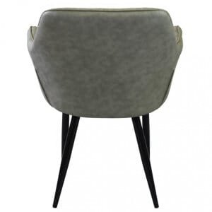 Poltrona per Sala da Pranzo in Ecopelle,Metallo cm 48x62x83 – ROBIN