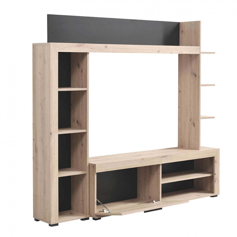 parete attrezzata moderna cm 172,5 x 33 x 157,5 h – ZENWOOD