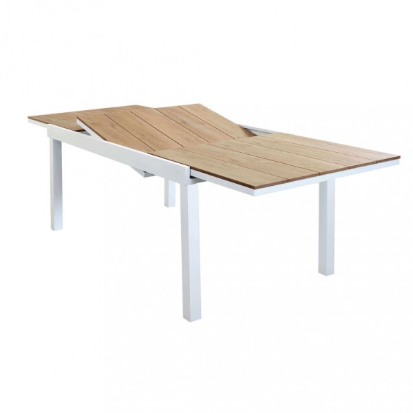 Tavolo da Giardino Allungabile piano in finto Legno 160-240×95 – URBAN