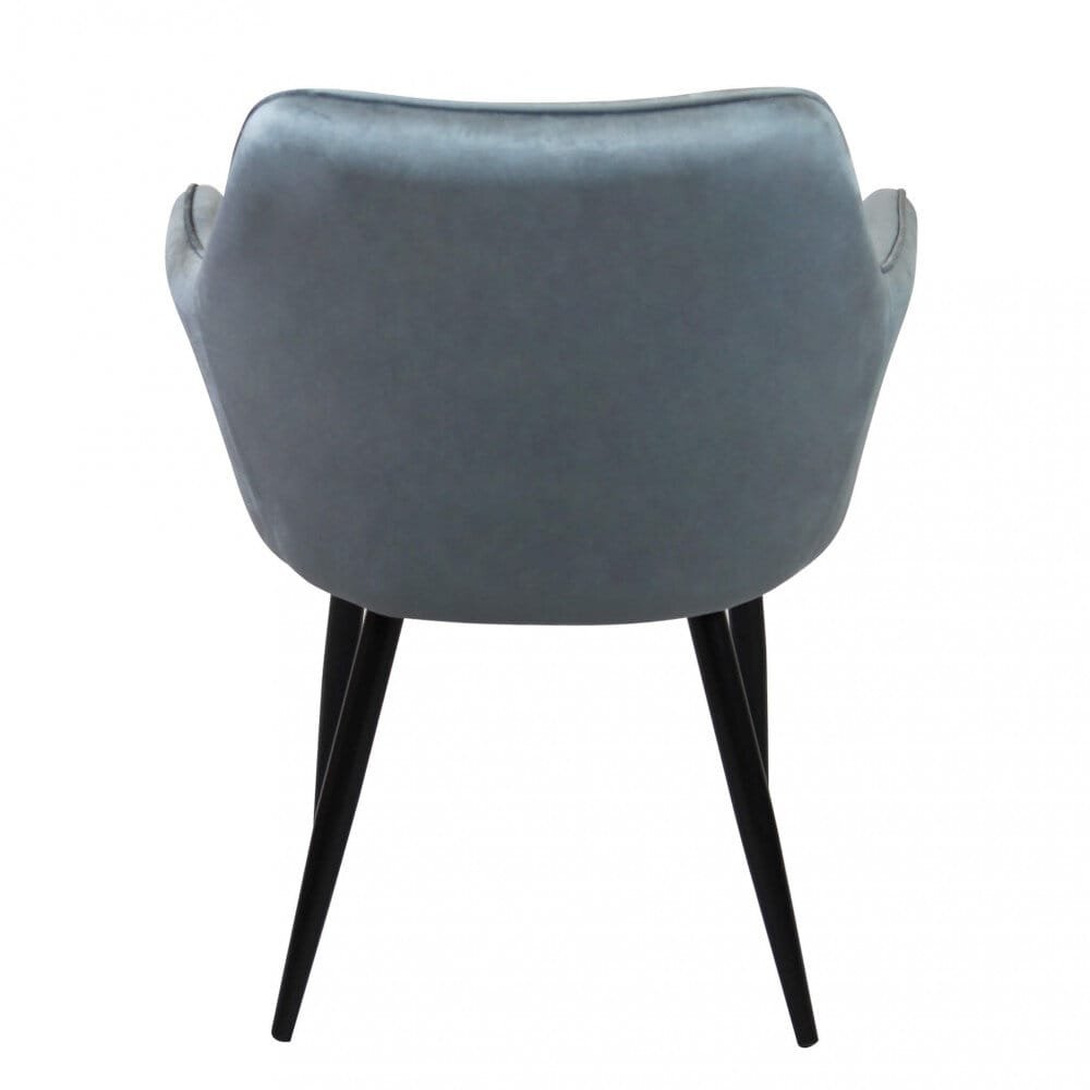 Poltrona per Sala da Pranzo in Velluto,Metallo cm 48x62x83 – CALLIOPE
