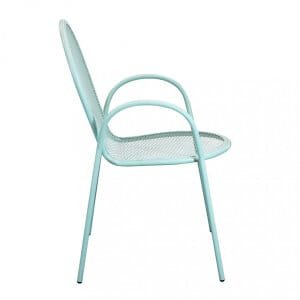 Poltrona da Giardino Impilabile in Acciaio cm 51x61x90 – JOEL