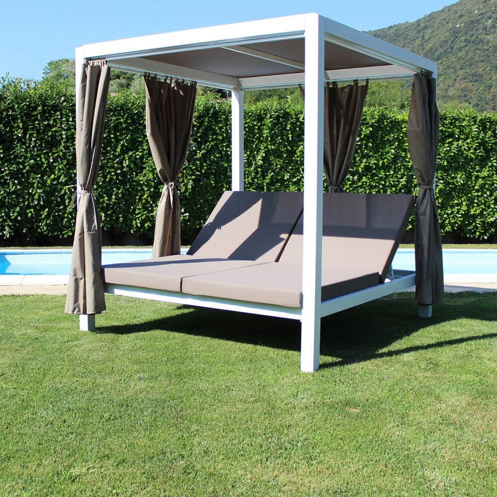 Gazebo Letto in Alluminio cm 209×188,5×206 – RICH