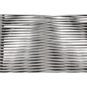 Poltrona da Giardino Impilabile in Alluminio,Corda cm 55x60x87 – WALTER
