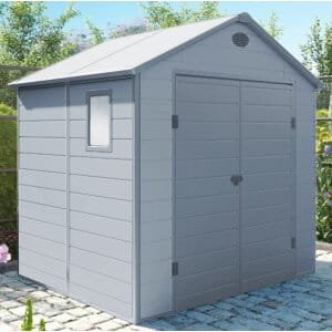 Casetta Porta Attrezzi da Giardino in Plastica cm 190x192x226 – FOX