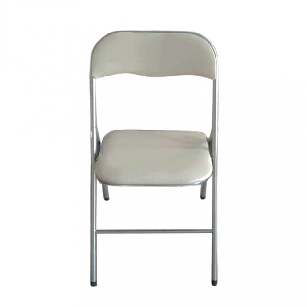Sedia Pieghevole Salvaspazio in Acciaio,PVC cm 44x45x79 – SLIM