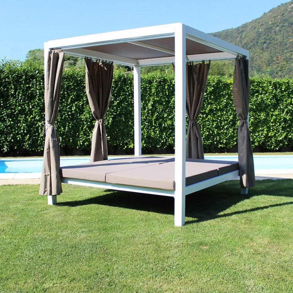 Gazebo Letto in Alluminio cm 209×188,5×206 – RICH
