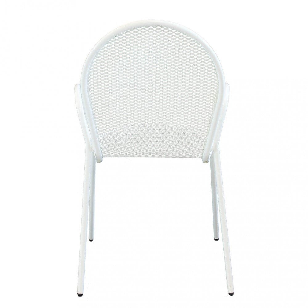 Poltrona da Giardino Impilabile in Acciaio cm 51x61x90 – JOEL