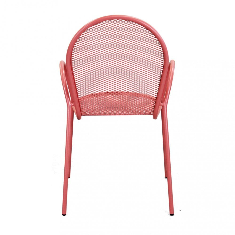 Poltrona da Giardino Impilabile in Acciaio cm 51x61x90 – JOEL
