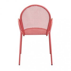 Poltrona da Giardino Impilabile in Acciaio cm 51x61x90 – JOEL