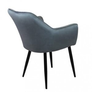 Poltrona per Sala da Pranzo in Velluto,Metallo cm 48x62x83 – CALLIOPE