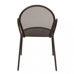 Poltrona da Giardino Impilabile in Acciaio cm 51x61x90 – JOEL