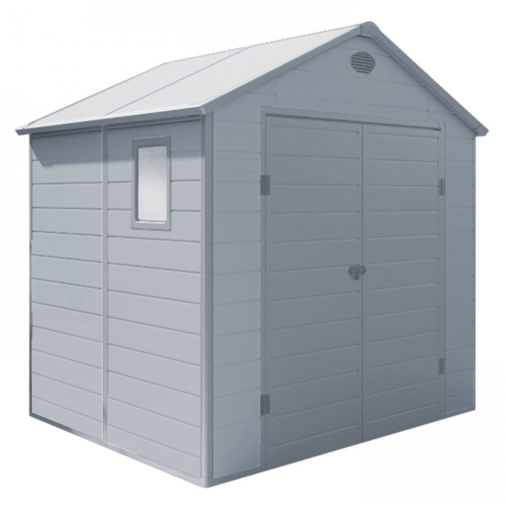 Casetta Porta Attrezzi da Giardino in Plastica cm 190x192x226 – FOX