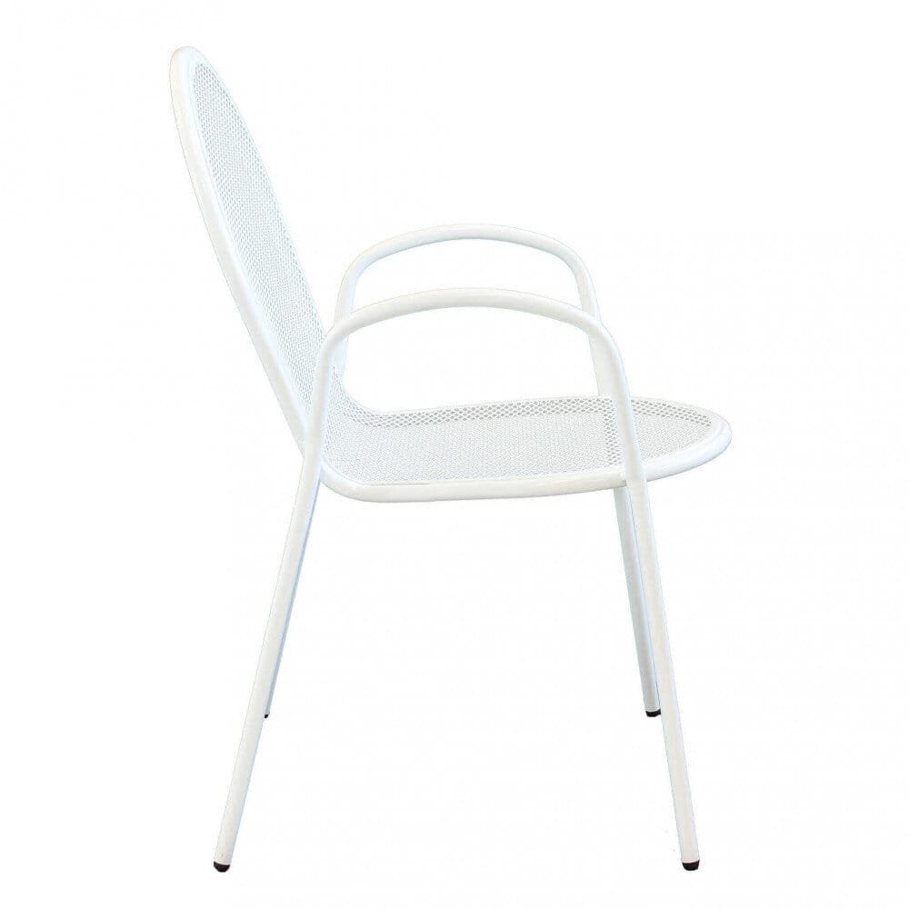 Poltrona da Giardino Impilabile in Acciaio cm 51x61x90 – JOEL