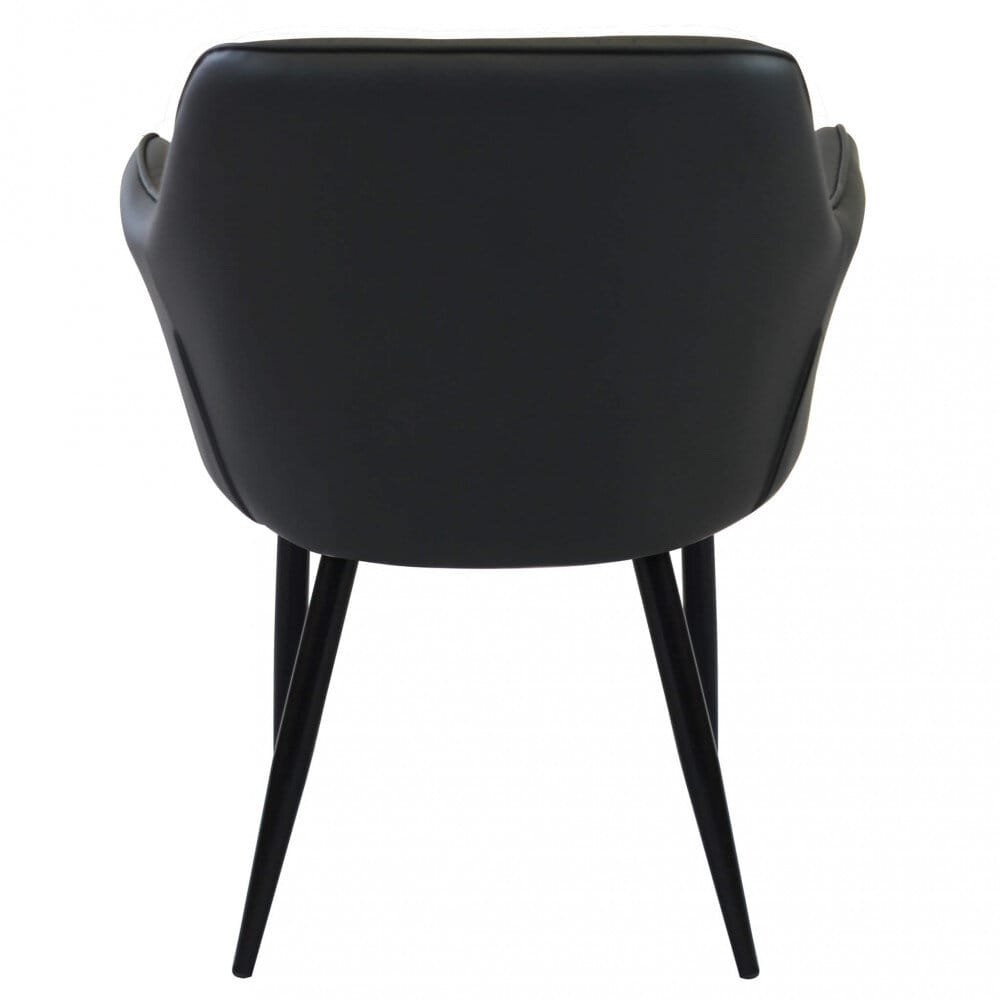 Poltrona per Sala da Pranzo in Ecopelle,Metallo cm 48x62x83 – ROBIN