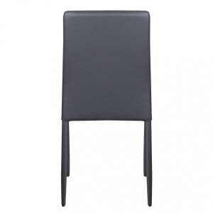 Sedia da Pranzo Moderna in Ecopelle,Acciaio cm 41x43x90 – RACHEL