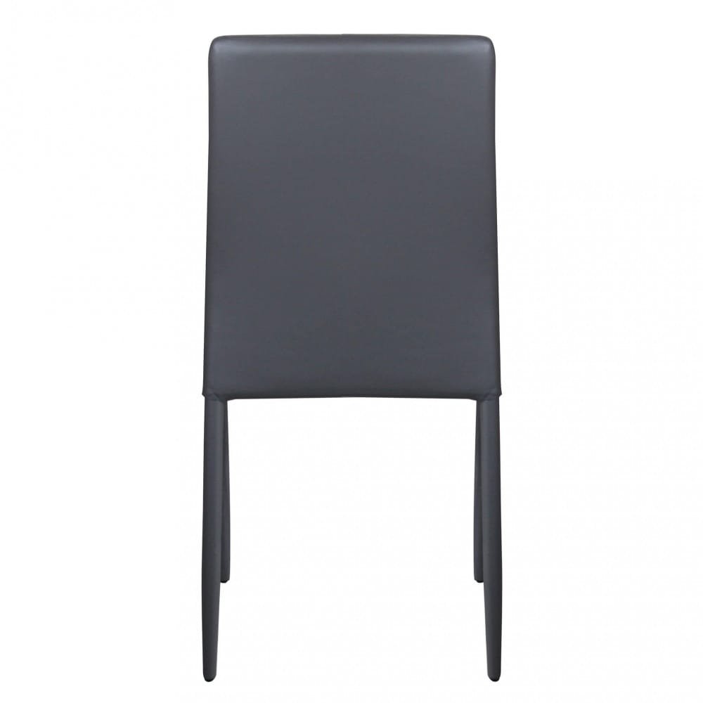 Sedia da Pranzo Moderna in Ecopelle,Acciaio cm 41x43x90 – RACHEL