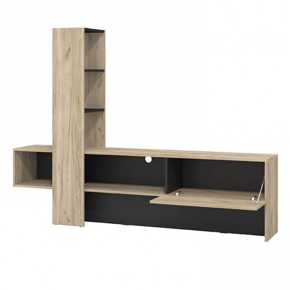 porta tv moderno con un’anta cm 185,5 x 36,5 x 138,5 h – ZENWOOD