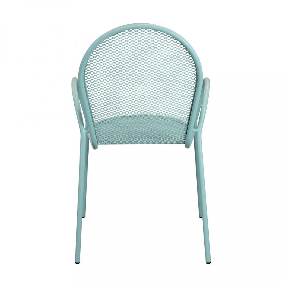 Poltrona da Giardino Impilabile in Acciaio cm 51x61x90 – JOEL
