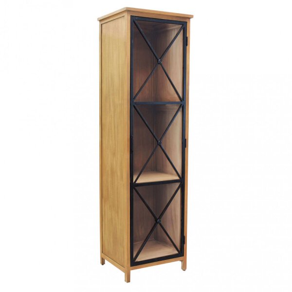 Vetrina industrial in Legno,Metallo cm 53x46x183,5 – MONTGOMERY