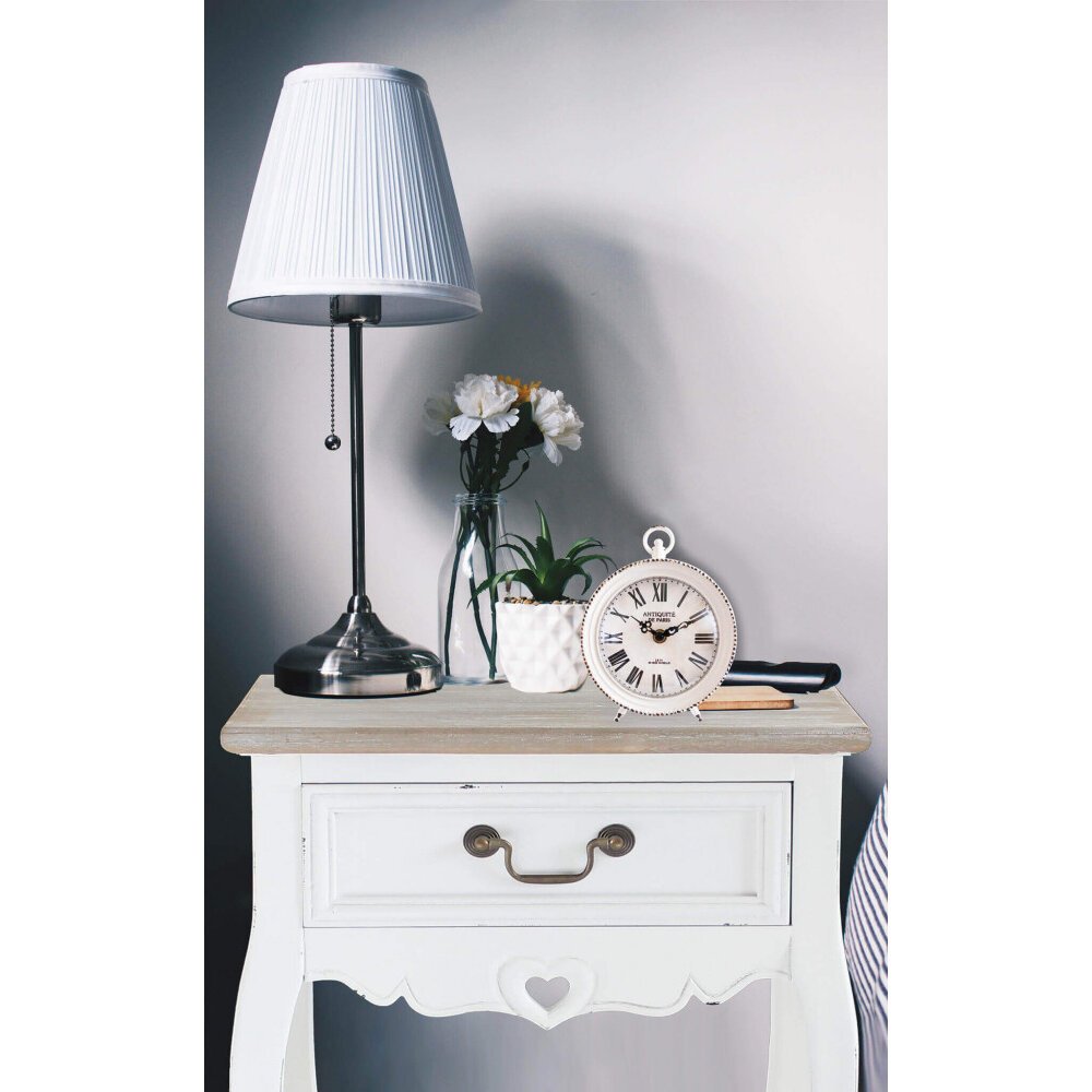 Mobiletto 1 cassetto shabby chic in Legno cm 44x33x70 – DETTA