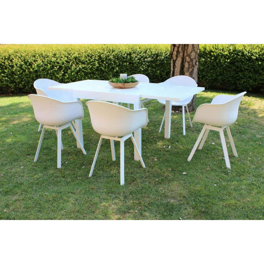 Tavolo da Giardino Rettangolare cm 90-180×90 – DEREK