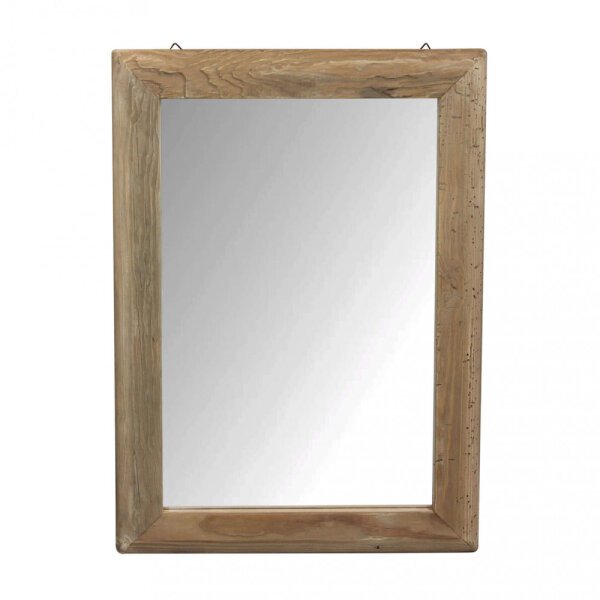 Specchio in Pino riciclato cm 50,5×3,5×70,5 – PINE