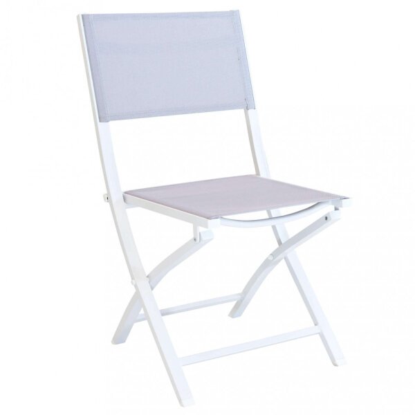 Sedia da Giardino Pieghevole in Alluminio,Textilene cm 58x46x85 – NIVEK