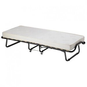 Brandina Pieghevole con materasso in Acciaio cm 80x190x34 – MYLES