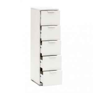 Cassettiera 5 cassetti in Truciolare cm 27x38x103 – LANCELOT