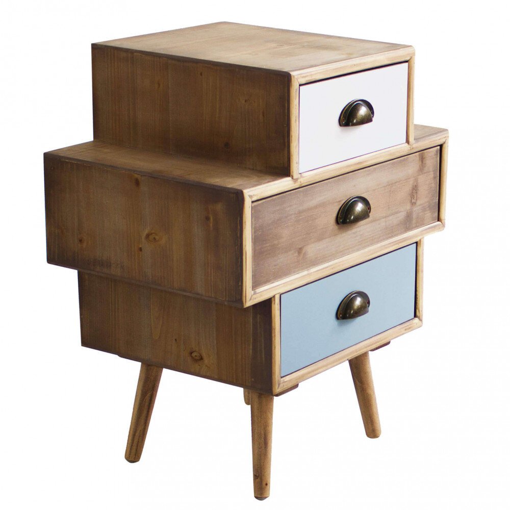 Mobiletto multicolor in Legno,MDF cm 50x35x30 – GILBERT