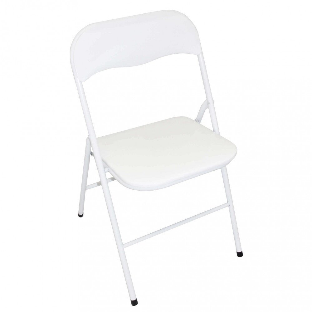 Sedia Pieghevole Salvaspazio in Acciaio,PVC cm 44x45x79 – SLIM