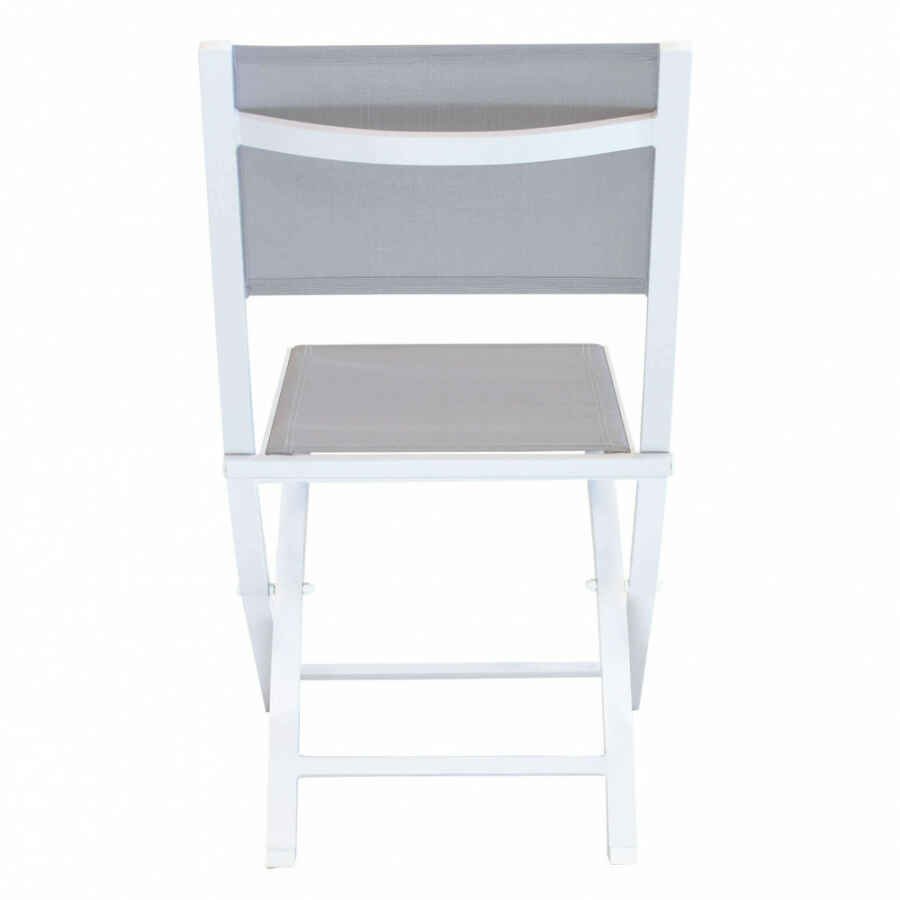 Sedia da Giardino Pieghevole in Alluminio,Textilene cm 58x46x85 – NIVEK