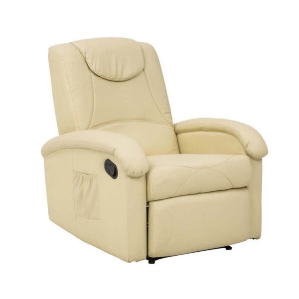 Poltrona reclinabile in Ecopelle cm 75x89x100 – NET