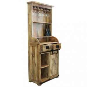 Credenza per soggiorno Industrial in Legno cm 80x40x190 – RICK