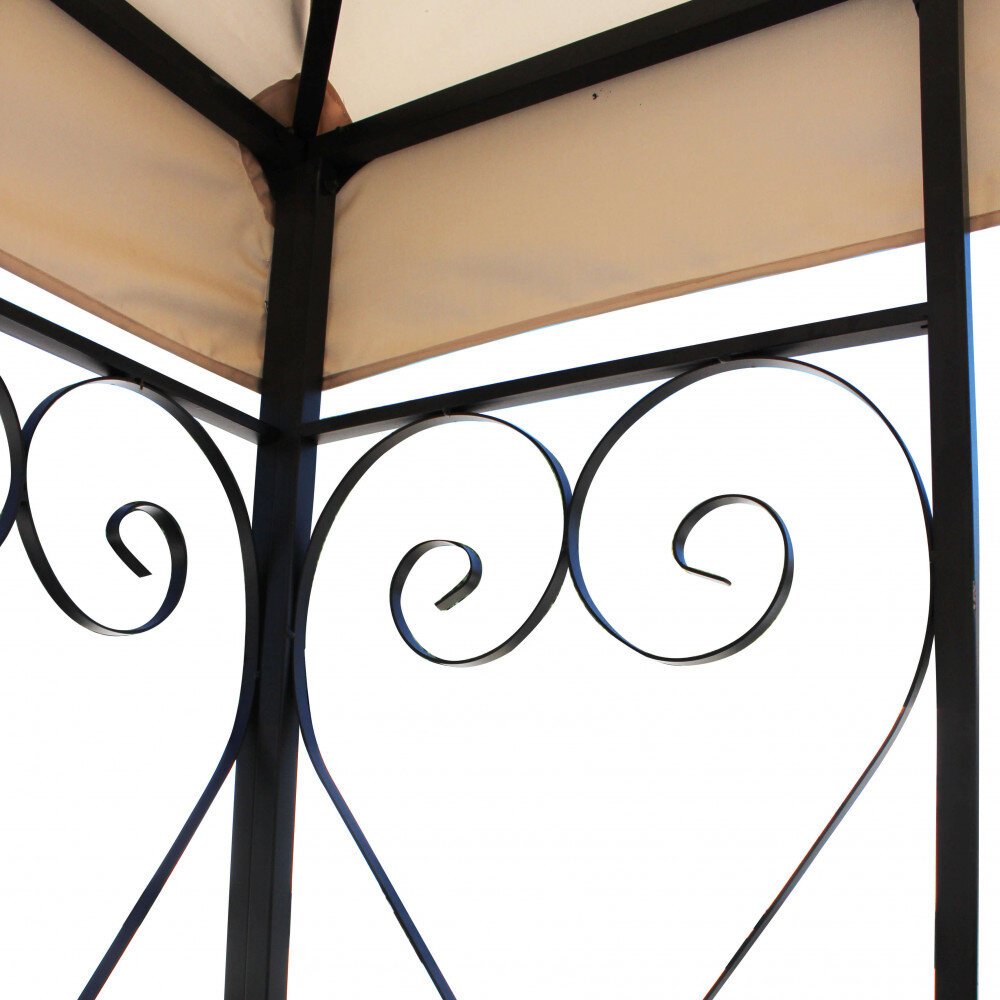 Gazebo da Giardino 3×3 in acciaio,poliestere – KALI