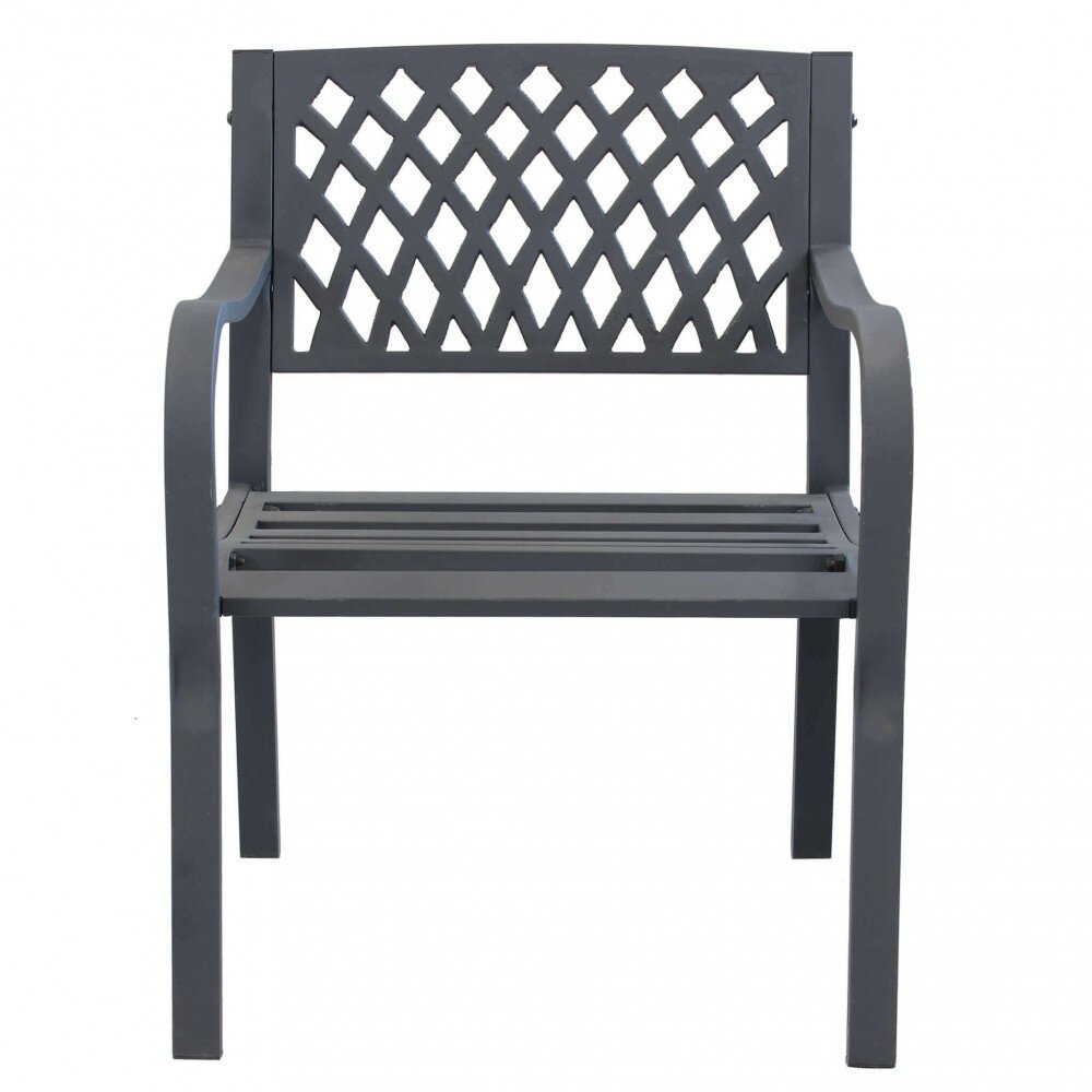 Poltrona da Giardino in Acciaio,Acciaio cm 60x83x56 – SHELDON