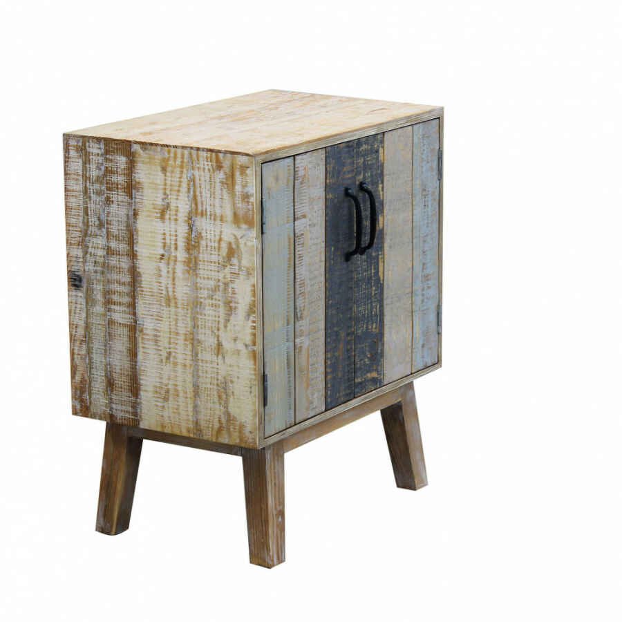Comodino con 2 ante in Truciolare cm 56x36x66 – FREDDY
