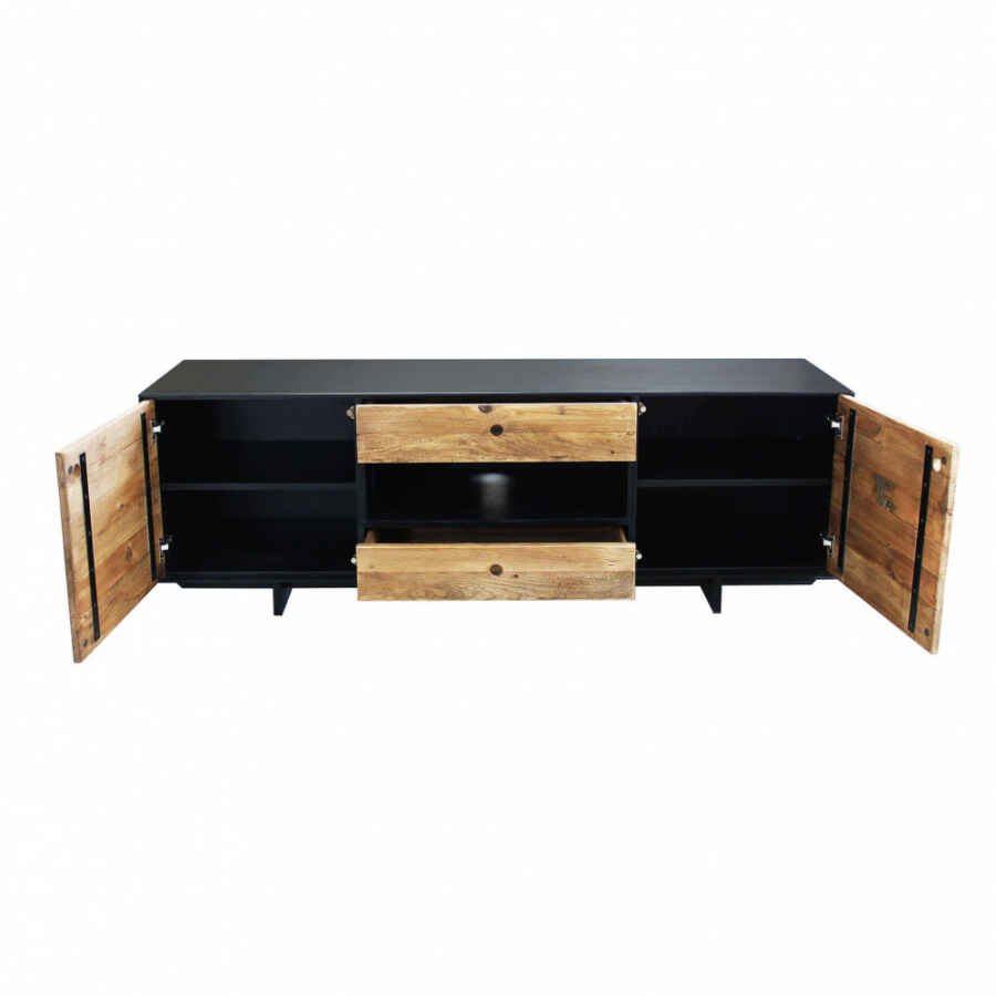 Porta tv in Pino riciclato cm 180x48x60 – JERICHO