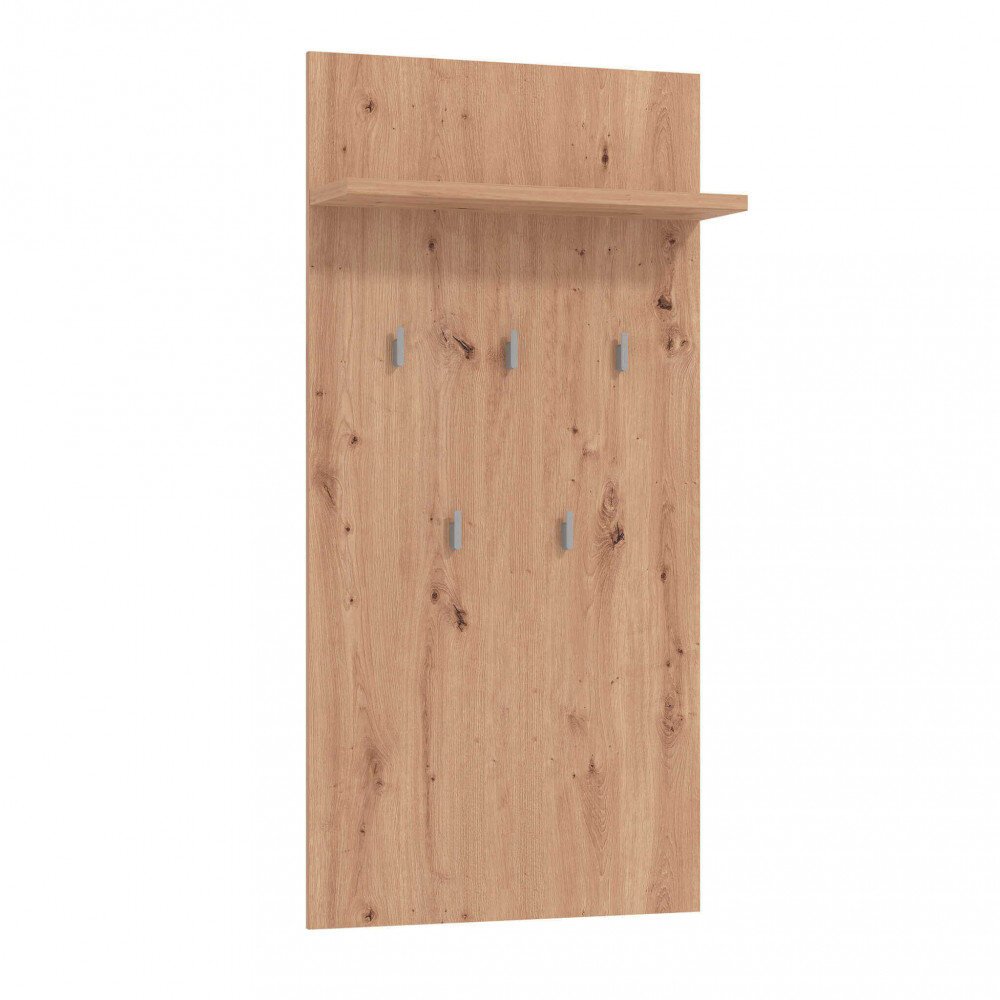 attaccapanni da parete moderno con mensola cm 67,2 x 19,6 x 137 h – OLLI