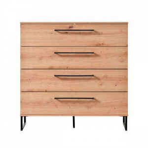 cassettiera moderna 4 cassetti cm 91,5 x 42 x 92,5 h – ZENWOOD