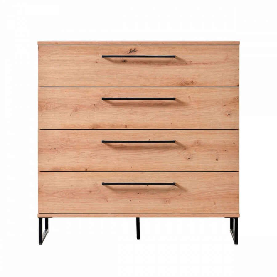 cassettiera moderna 4 cassetti cm 91,5 x 42 x 92,5 h – ZENWOOD