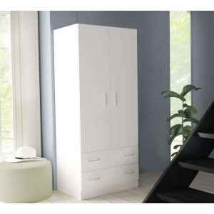 Armadio due ante in Truciolare cm 77x50x180 – COLE